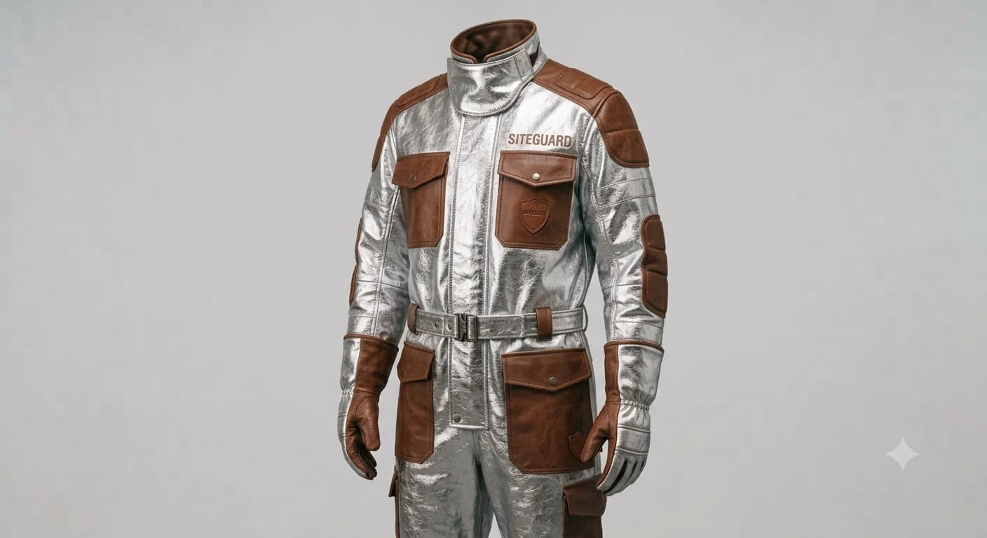Aluminised Suit — Radiant heat-reflective suit for extreme thermal exposure.