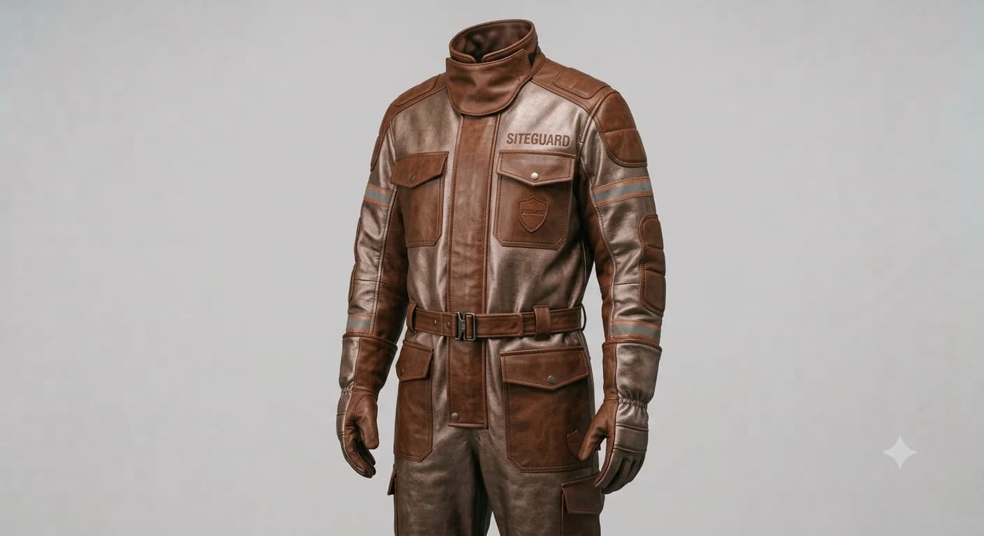 Fire Suit — Structural fire-fighting suit with reflective safety trim.
