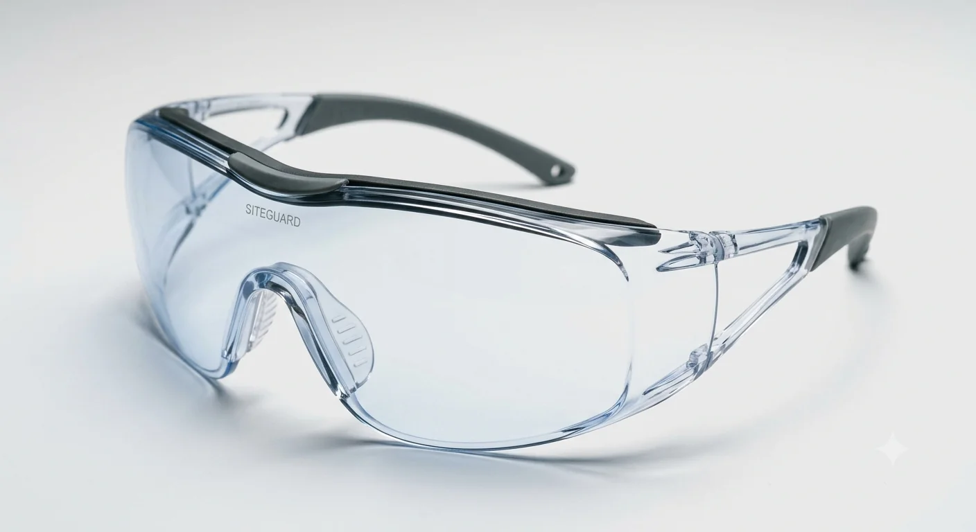 Wraparound Safety Spectacles — Anti-scratch wraparound eyewear for everyday eye protection.